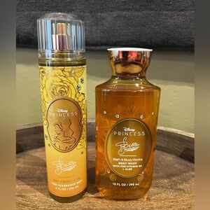 Bath & Body Works Disney Princess Belle Fragrance Mist Full & Body Wash